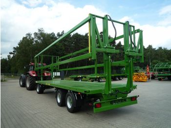 Remorque agricole neuf Pronar 3-achs Ballentransportwagen TO 26 M einschl. hydr. Ladungssicherung, 18 t: photos 1