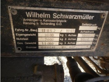 Schwarzmüller 2-Achsanhänger 2350x6000 Privatverkauf - Remorque agricole