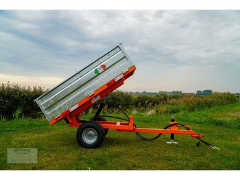 Benne agricole neuf Vemac Kippanhänger HK1000 1000kg 1to Kipper Anhänger Heckkipper Traktor: photos 5