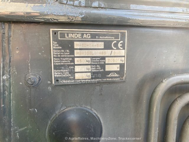 Chariot élévateur diesel Linde H45D: photos 6