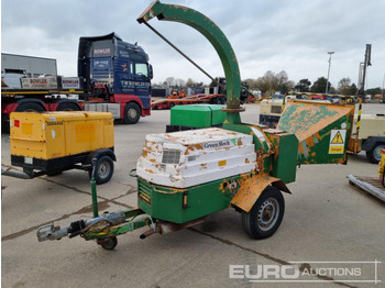  GreenMech Single Axle Wood Chipper - Broyeur de végétaux