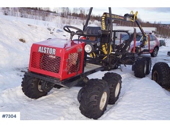 Porteur Alstor 8x8 Lassbærer med kran og plan