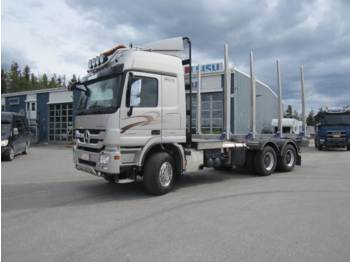 Mercedes-Benz ACTROS 2660L-6x4/ 45 EC - Remorque forestière