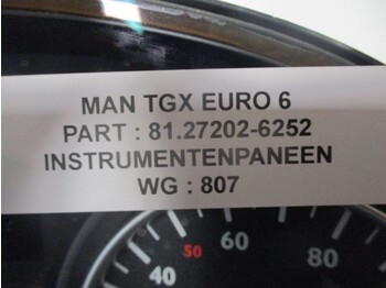 Panel de instrumentos pour Camion MAN TGX 81.27202-6252 INSTRUMENTENPANEEL EURO 6: photos 2