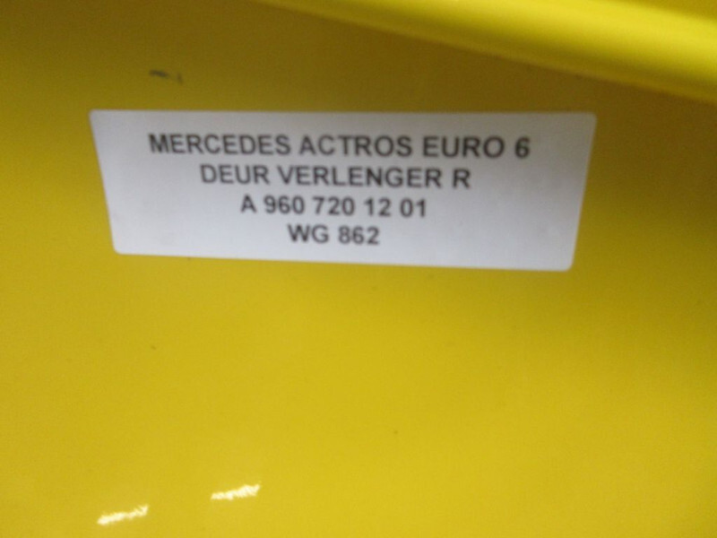 Cabine et intérieur pour Camion Mercedes-Benz ACTROS A 960 720 12 01 DEURVERLENGER RECHTS EURO 6: photos 2