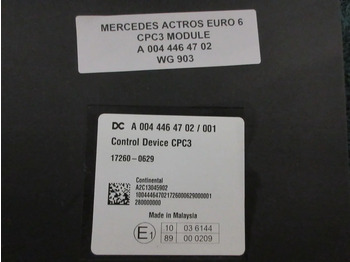 Mercedes-Benz A 004 446 47 02 CPC3 MODULEN MERCEDES BENZ 1845 MP4 - Système électrique pour Camion: photos 2