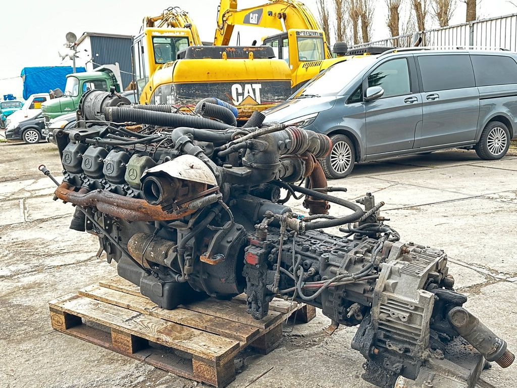 Moteur pour Camion Mercedes-Benz OM 442 V8 Engine (350HP) + Gearbox: photos 4