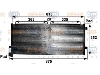 Pièce de climatisation Volvo fh13