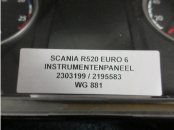 Panel de instrumentos pour Camion Scania 2303199//2195583 INSTRUMENTENPANEEL 520 EURO 6: photos 4