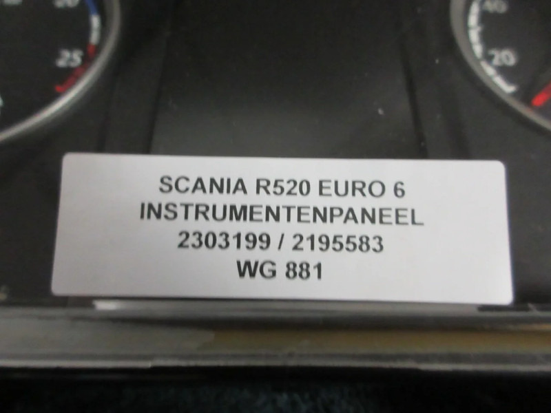 Panel de instrumentos pour Camion Scania 2303199//2195583 INSTRUMENTENPANEEL 520 EURO 6: photos 3
