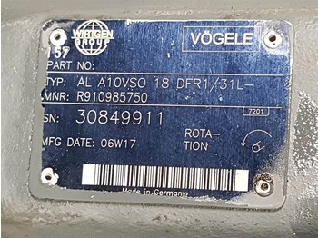 Hydraulique Vögele -Rexroth A10VSO18DFR1/31L-PSC12N-Load sensing pump: photos 3