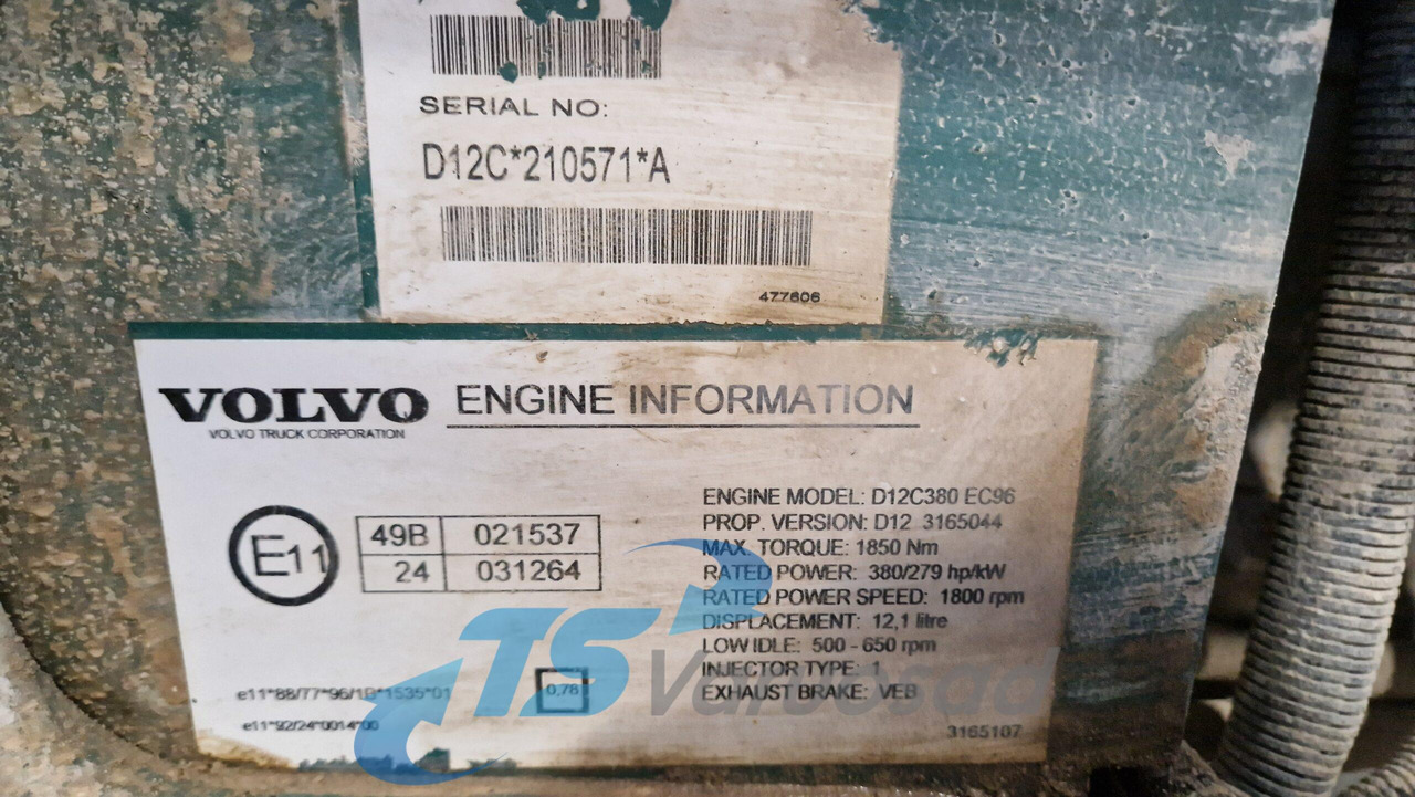 Moteur pour Camion Volvo mootor D12C380 D12C380: photos 2