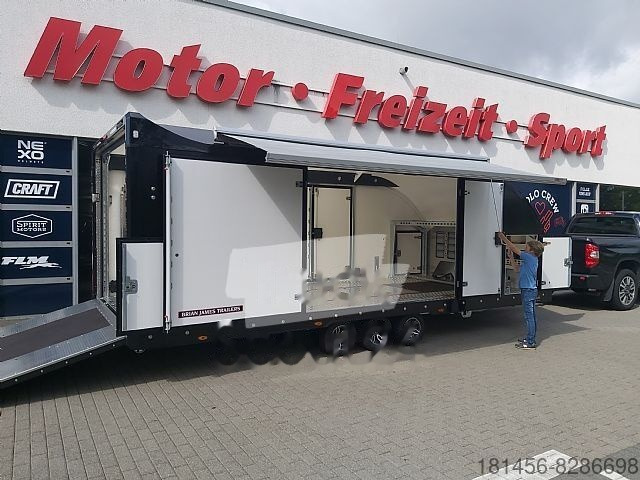 Remorque porte-voitures neuf Brian James Trailers 396-3040 Premium Trailer mit 4 Meter Markise: photos 2