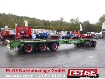 Remorque porte-engin surbaissée pour transport de équipements lourds Doll 5-Achs-Anhänger - Containerverriegelungen: photos 1
