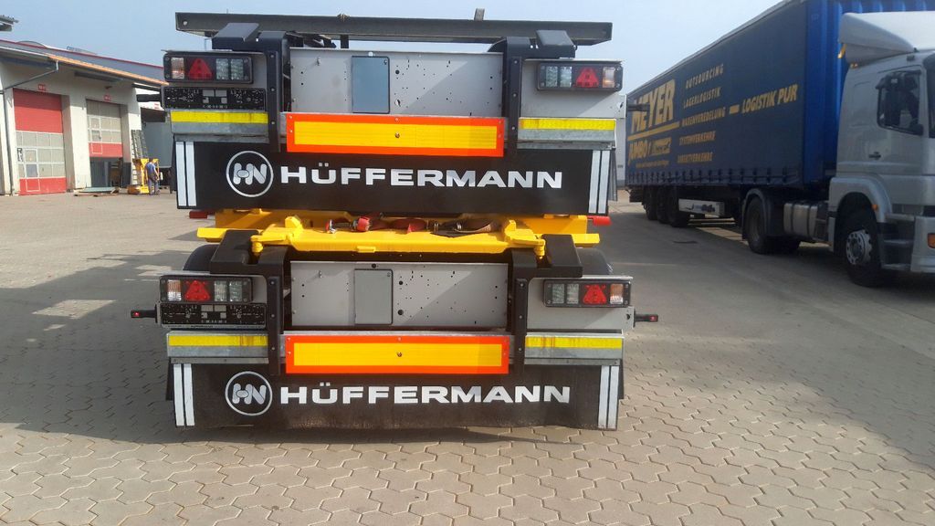 Remorque ampliroll/ Multibenne neuf Hüffermann HSA 20.71 Schlitten Anhänger 2x Sofort Verfügbar: photos 7
