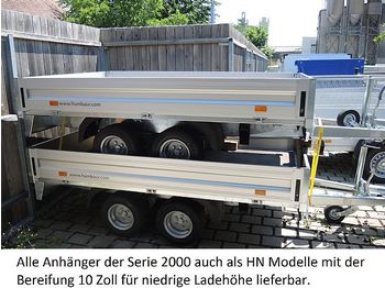 Remorque voiture neuf Humbaur - HN256225 GR Tandemanhänger 2,5to Hochlader: photos 1
