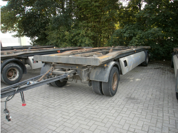 JUNG Fahrzeugbau 2-achs Kombianhänger / TKA 18 HV - Remorque porte-conteneur/ Caisse mobile