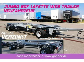 Web-Trailer JUMBO / MAXI BDF 7,15/7,45 LAFETTE 960 mm höhe  - Remorque porte-conteneur/ Caisse mobile