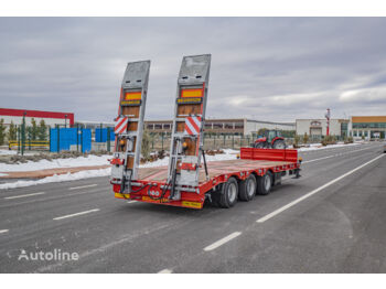 Remorque porte-engin surbaissée pour transport de équipements lourds neuf SCORPION TRAILER NEW TRIDEM: photos 1