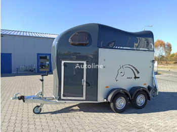Cheval Liberté Gold 2 for two horses with tack room 2000 kg GVW trailer - Van chevaux