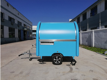 YOWON small fiberglass food vending trailer hot dog cart for Europe - Remorque magasin: photos 4
