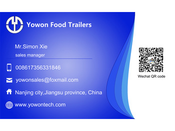 Yowon commercial food vending trailer Airstream type food truck - Remorque magasin: photos 5