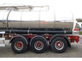 Semi-remorque citerne pour transport de la nourriture Crane Fruehauf Food tank inox 30 m3 / 1 comp: photos 5