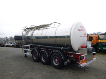 Semi-remorque citerne pour transport de la nourriture Crane Fruehauf Food tank inox 30 m3 / 1 comp: photos 3