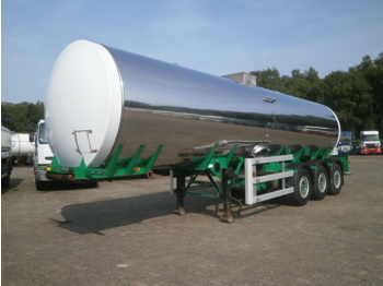 Semi-remorque citerne pour transport de la nourriture Crossland Food tank inox 30 m3 / 1 comp: photos 1
