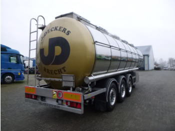 Semi-remorque citerne pour transport de produits chimiques Dijkstra Chemical tank inox L4BH 37.5 m3 / 1 comp: photos 4