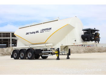 Semi-remorque citerne pour transport de ciment neuf EMIRSAN 2022 W Type Cement Tanker Trailer from Factory: photos 1