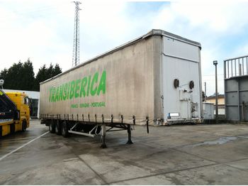 Semi-remorque rideaux coulissants FRUEHAUF full steel frame tri axle 34 ton with lifting roof: photos 1