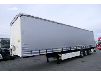 Semi-remorque rideaux coulissants Krone CURTAINSIDER / STANDARD / LIFTED AXLE / PALLET BOX / 2018 YEAR /: photos 2