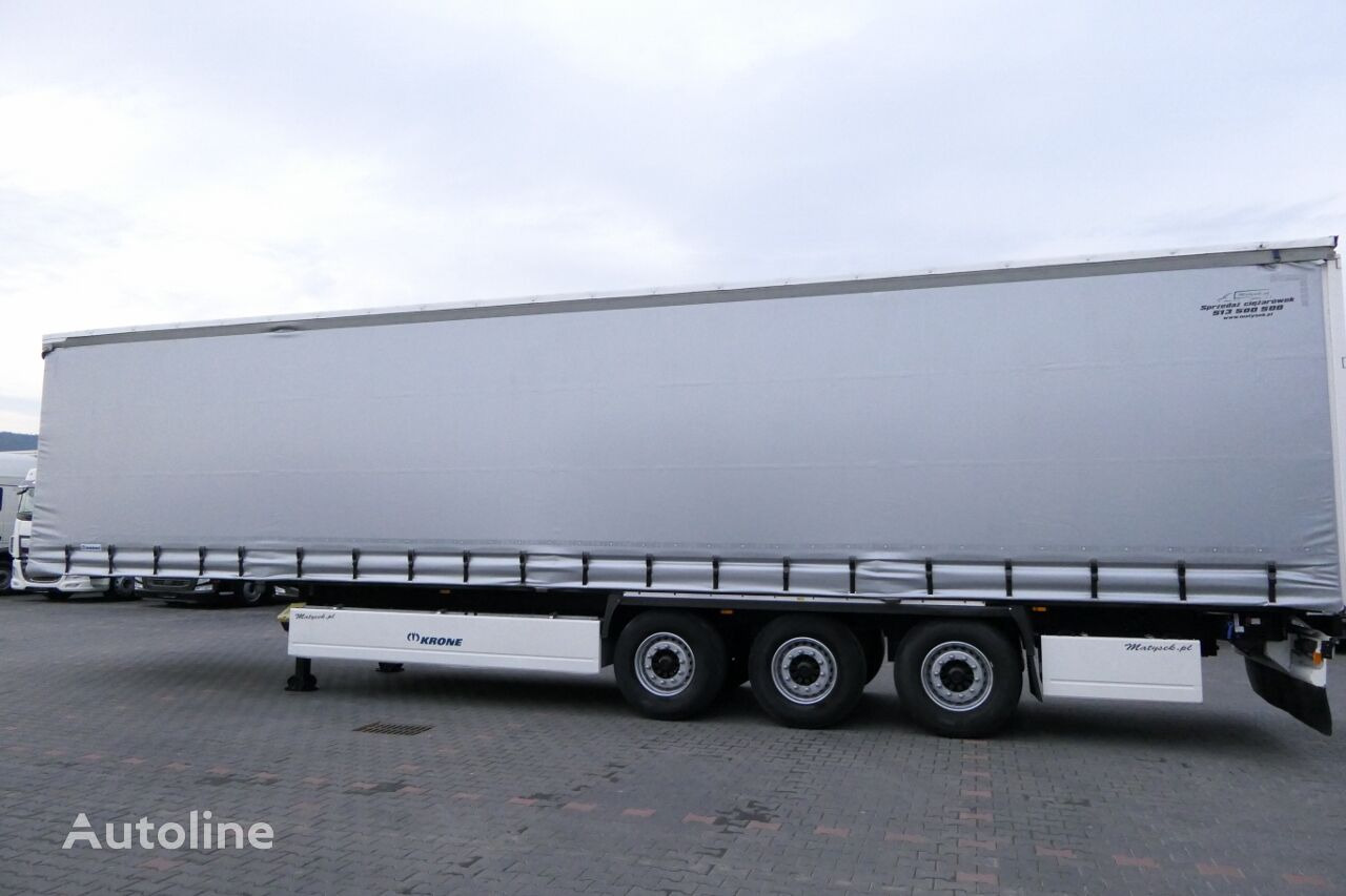 Semi-remorque rideaux coulissants Krone CURTAINSIDER / STANDARD / LIFTED AXLE / PALLET BOX / 2018 YEAR /: photos 3