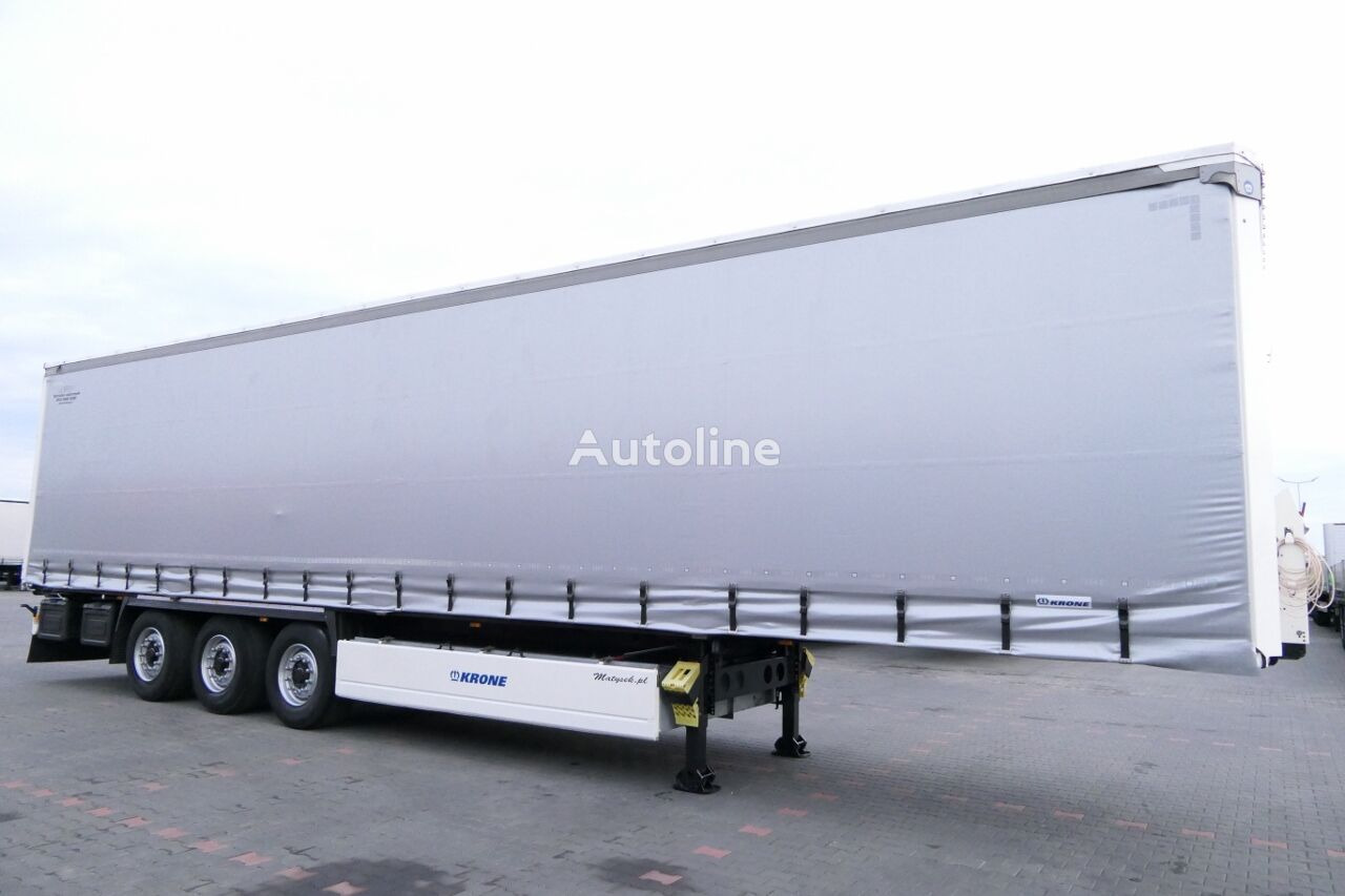 Semi-remorque rideaux coulissants Krone CURTAINSIDER / STANDARD / LIFTED AXLE / PALLET BOX / 2018 YEAR /: photos 8