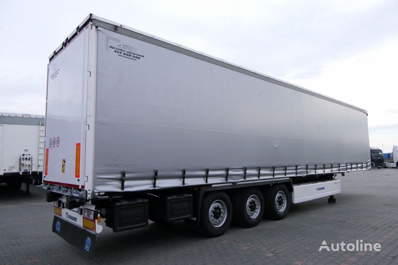 Semi-remorque rideaux coulissants Krone CURTAINSIDER / STANDARD / LIFTED AXLE / PALLET BOX / 2018 YEAR /: photos 7