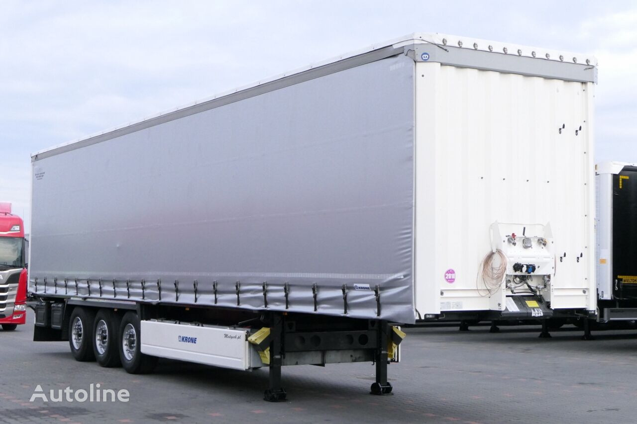 Semi-remorque rideaux coulissants Krone CURTAINSIDER / STANDARD / LIFTED AXLE / PALLET BOX / 2018 YEAR /: photos 10