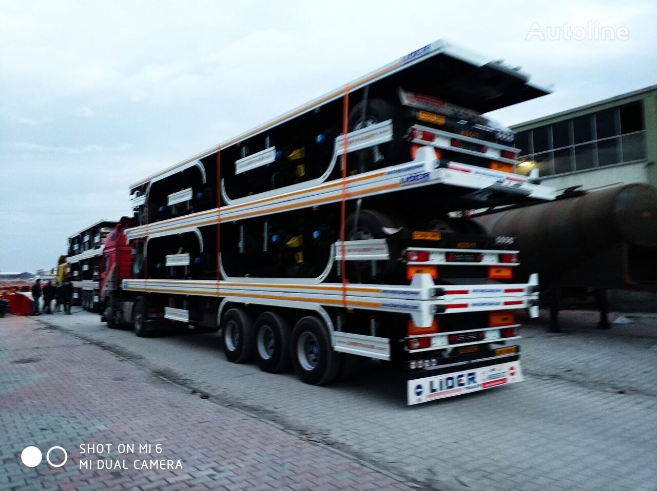 Semi-remorque porte-conteneur/ Caisse mobile pour transport de containers neuf LIDER NEW 2023 MODELS YEAR (MANUFACTURER COMPANY LIDER TRAILER: photos 3