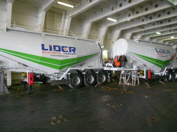 Semi-remorque citerne pour transport de ciment neuf LIDER NEW ciment remorque 2023 YEAR (MANUFACTURER COMPANY): photos 8
