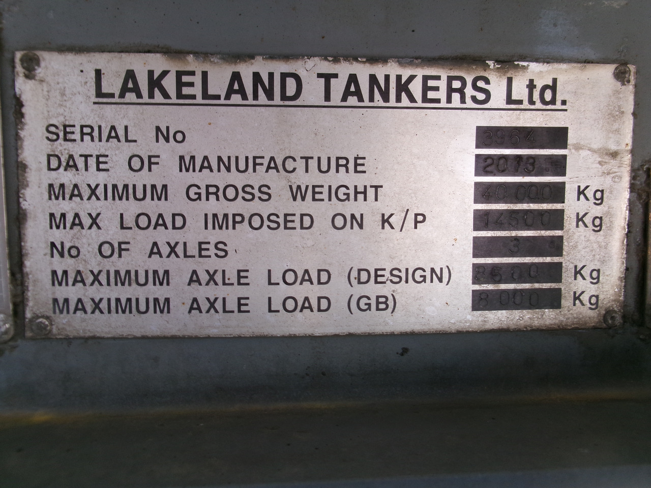 Lakeland Tankers Fuel tank alu 42.8 m3 / 6 comp + pump - crédit-bail Lakeland Tankers Fuel tank alu 42.8 m3 / 6 comp + pump: photos 32