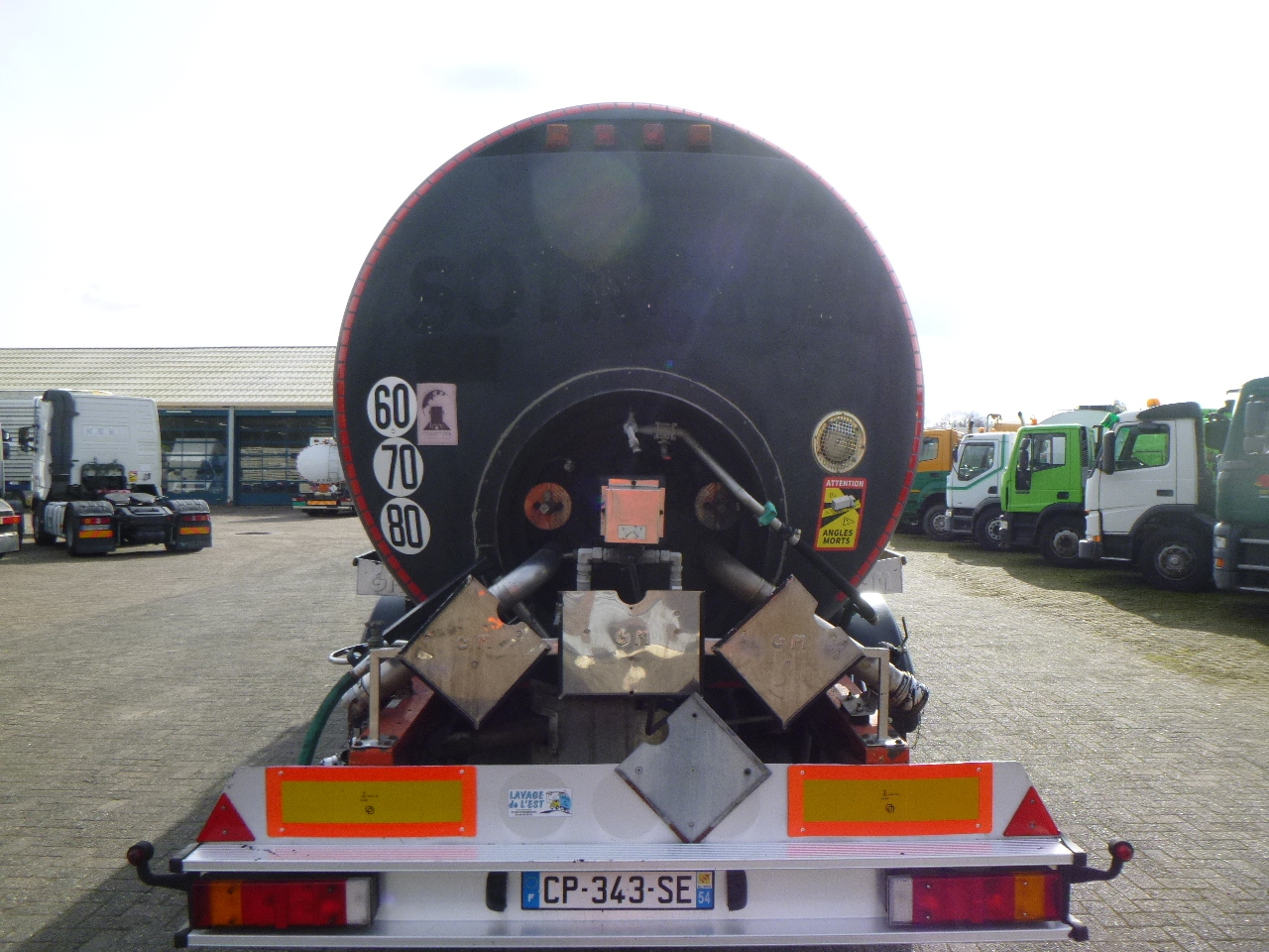 Semi-remorque citerne pour transport de bitume Magyar Bitumen tank inox 31 m3 / 1 comp ADR 10-04-2023: photos 6