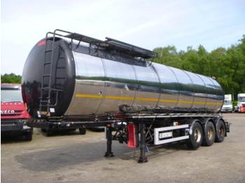 Semi-remorque citerne pour transport de bitume Metalovouga F / Bitumen / heavy oil tank inox 32 m3 / 1 comp: photos 1