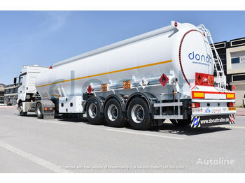 DONAT Aluminum Fuel Tanker with Bottom Loading - Semi-remorque citerne
