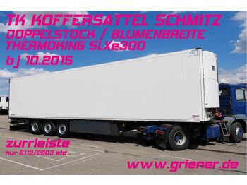 Schmitz Cargobull SKO 24/ TK SLXe300 / DOPPELSTOCK / BLUMEN FP 45  - semi-remorque frigorifique