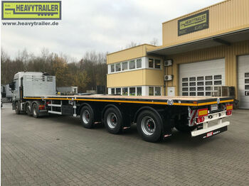 Semi-remorque plateau Faymonville Maxtrailer 3-Achs-Doppeltele-Plateau zwangsgel.