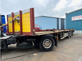 Schmitz Cargobull SCS 24/L-13.62 E B FLATBED (LIFT-AXLE / DISC BRAKES) - semi-remorque plateau