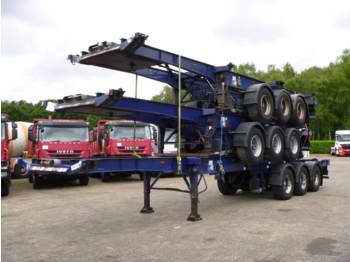 Dennison Stack of 3 units - 3-axle sliding container trailer - Semi-remorque porte-conteneur/ Caisse mobile