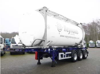 M & G 3-axle container trailer 20-30 ft - Semi-remorque porte-conteneur/ Caisse mobile
