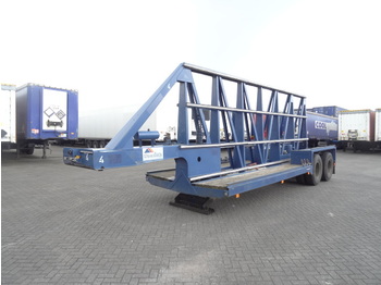 GHEYSEN & VERPOORT special heavy duty Platform, semi low boy, sprin - Semi-remorque surbaissé