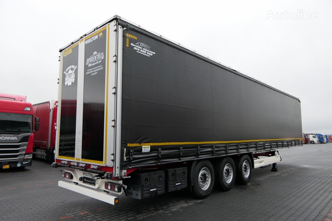 Semi-remorque rideaux coulissants Wielton CURTAINSIDER / STADNARD / COILMULD - 9 M / LFITED AXLE /: photos 6